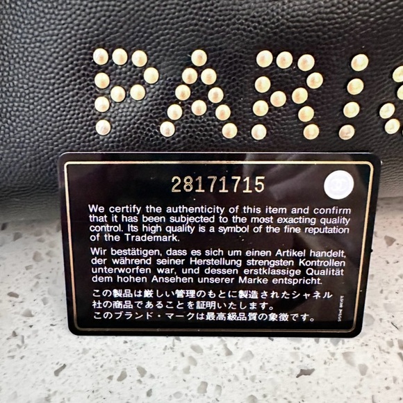 #113 - Chanel Deauville Tote Studded Caviar! - Picture 11 of 16
